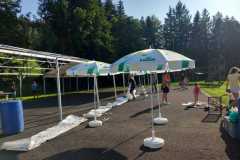 Vorbereitungen am Freitag